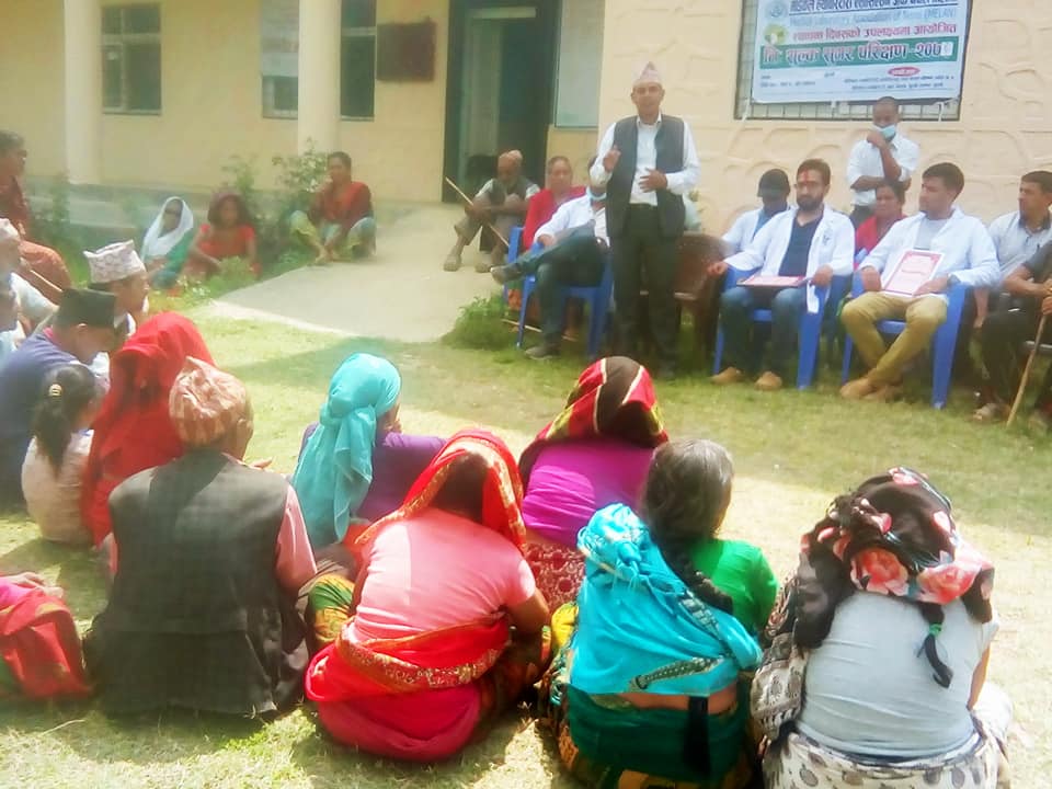 गुल्मीमा निःशुल्क सुगर परिक्षण, १ सय ९० जनाले लिए सेवा