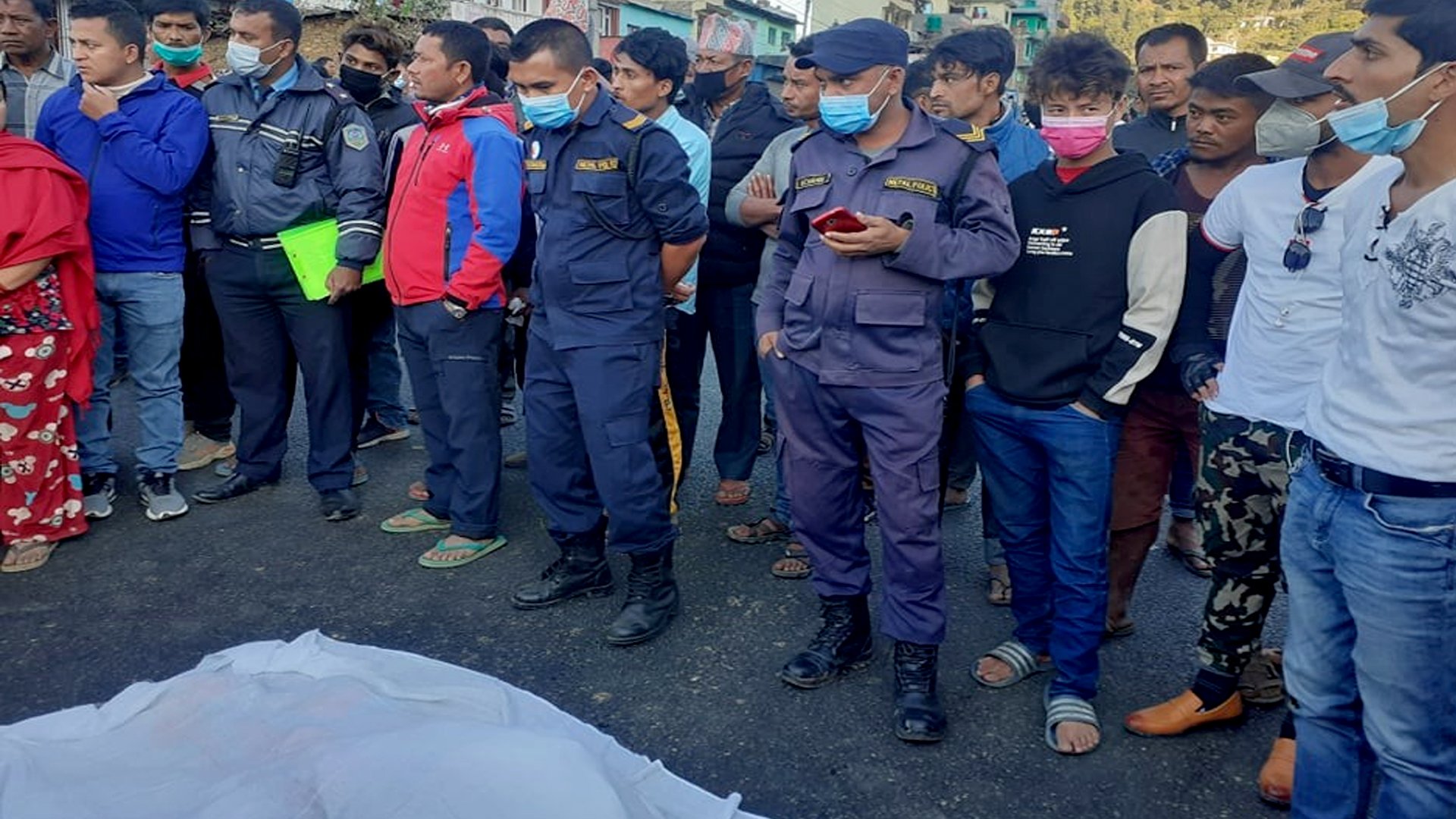 खानीखोलामा ट्रकले ठक्कर दिँदा एक बालकको मृत्यु