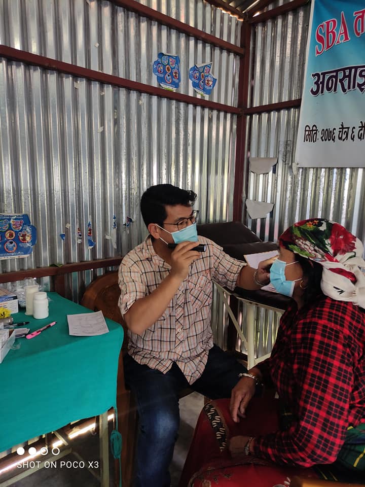आँखा शिविरबाट १७० जनाले सेवा लिए