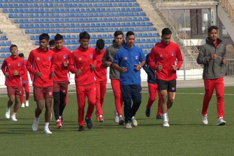 नेपालले आज घरेलु टिम ताजिकिस्तानविरुद्ध प्रतिस्पर्धा गर्दै