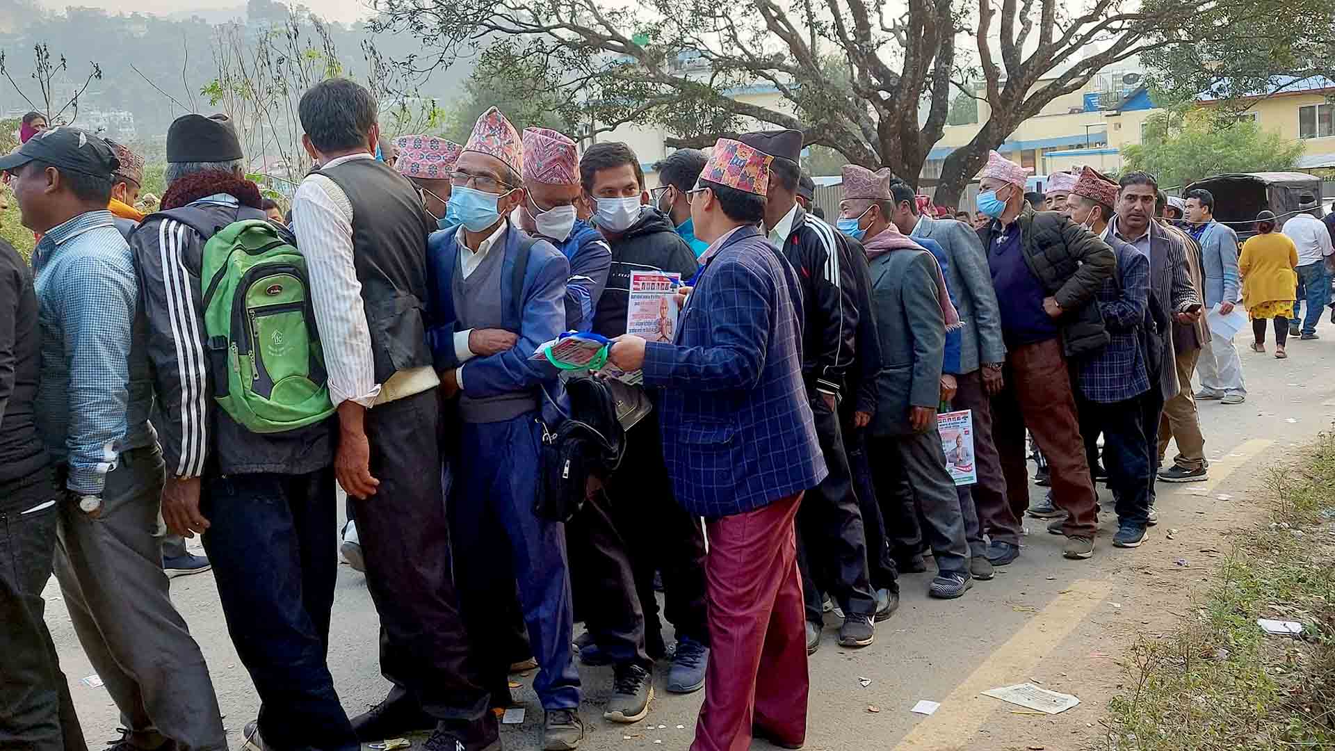 कांग्रेस धादिङको जिल्ला अधिवेशनमा मतदान सकियो