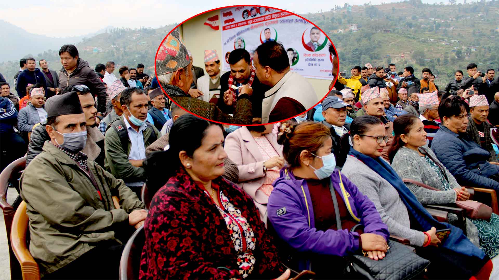 नगर प्रमुख ढुंगानाद्वारा सभापति पदमा उम्मेदवारी घोषणा