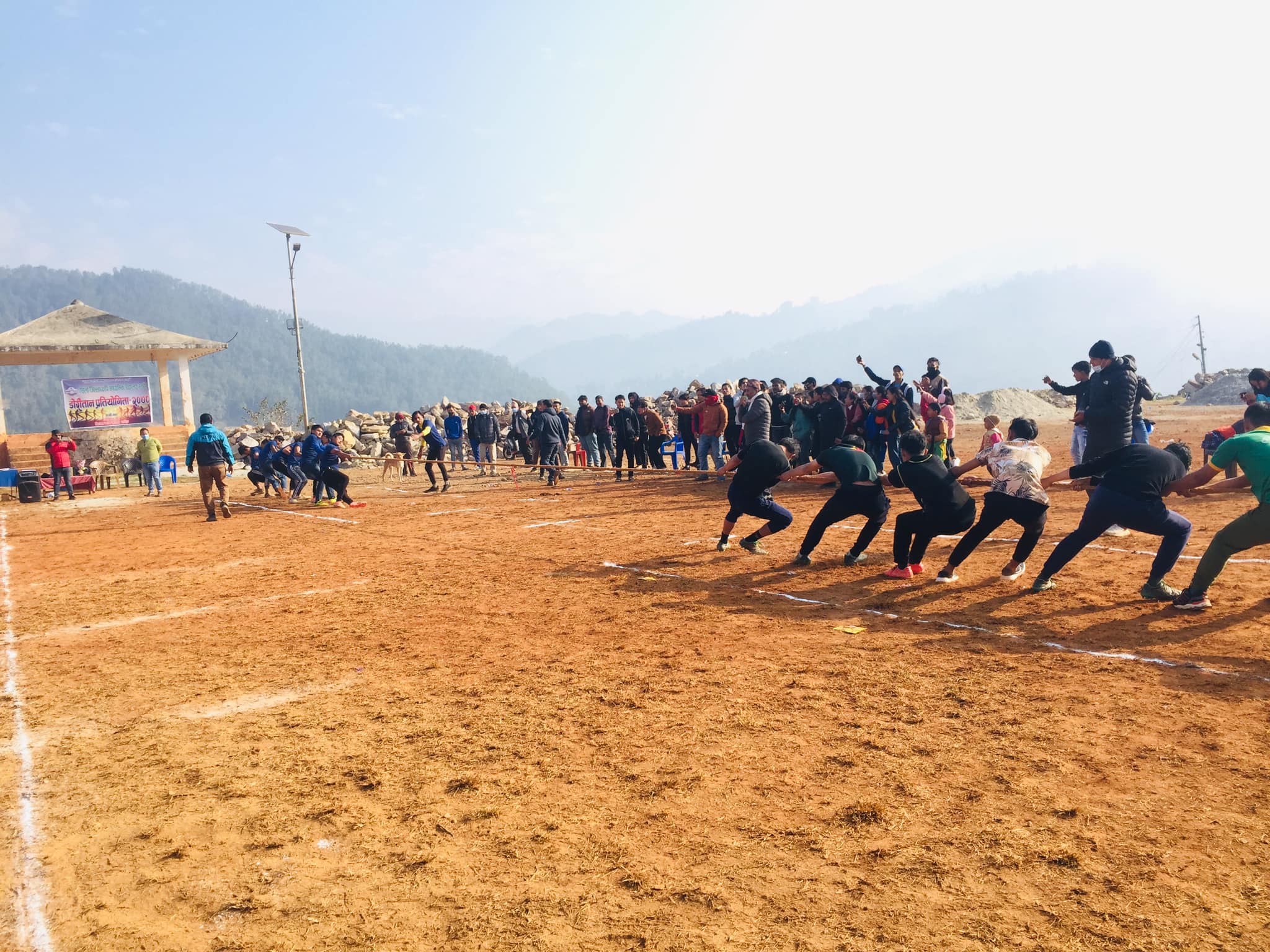 धादिङ जिल्ला स्तरीय डोरी तान प्रतियोगितामा ससाहको देउराली मा.वि प्रथम
