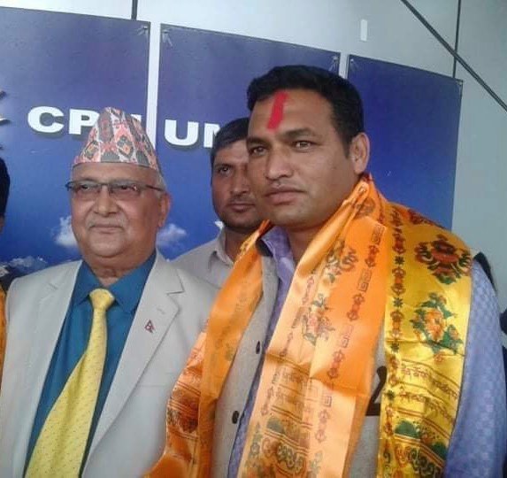 एमाले ज्वालामुखी गाउँपालिकाको अध्यक्षमा अधिकारी