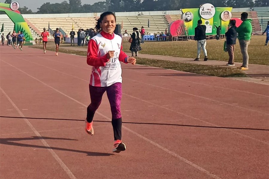 ढाका म्याराथनमा पुष्पाले जितिन् कास्य