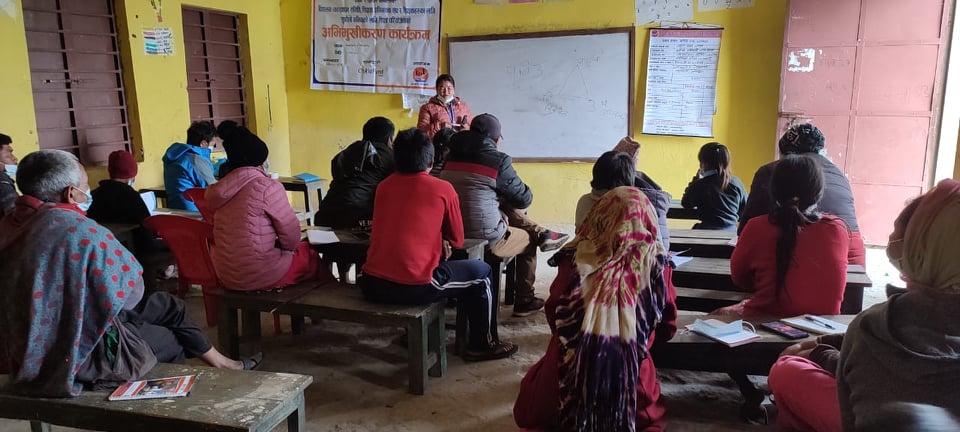 सुनौलो भविष्यका लागि शिक्षा कार्यक्रम सम्बन्धी जलकन्या र गोठिभज्याङ आबिमा अभिमुखिकरण