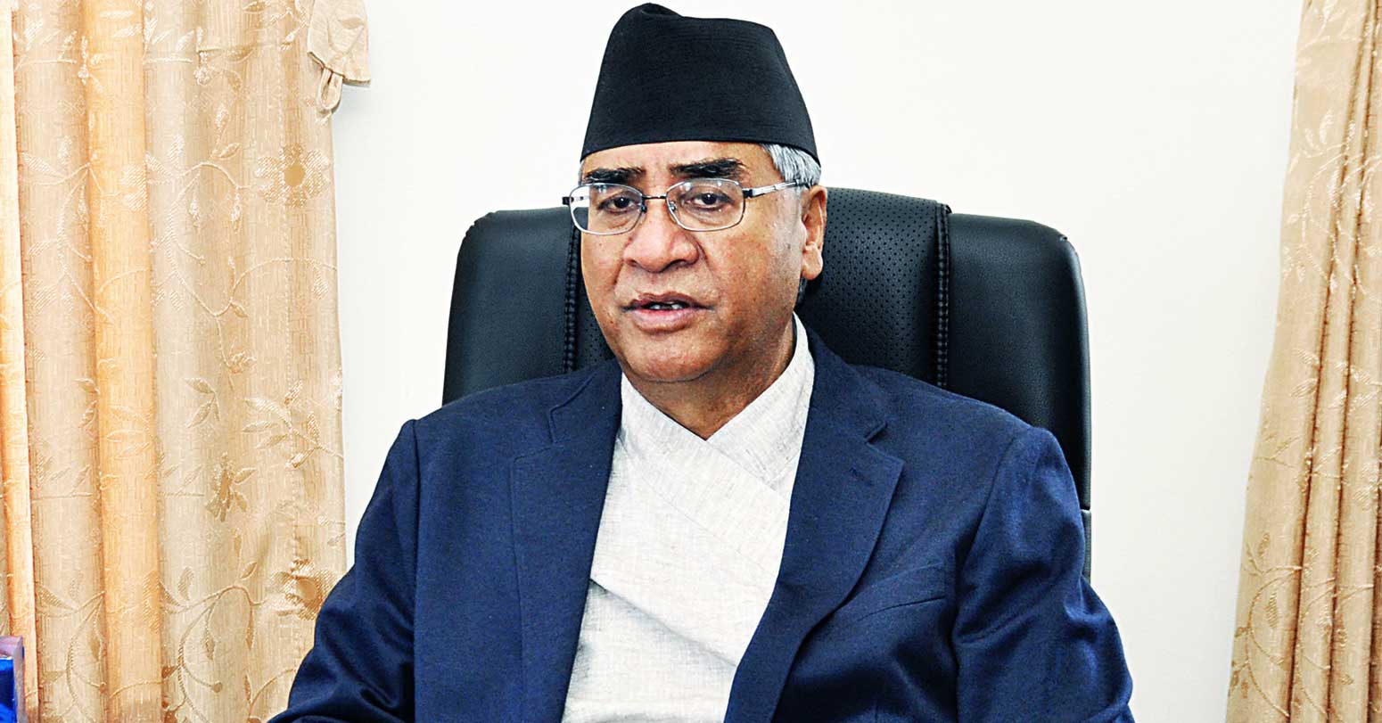 स्थानीय तहको निर्वाचन : आयोग पदाधिकारीपछि कांग्रेसमा छलफल गर्दै प्रधानमन्त्री देउवा