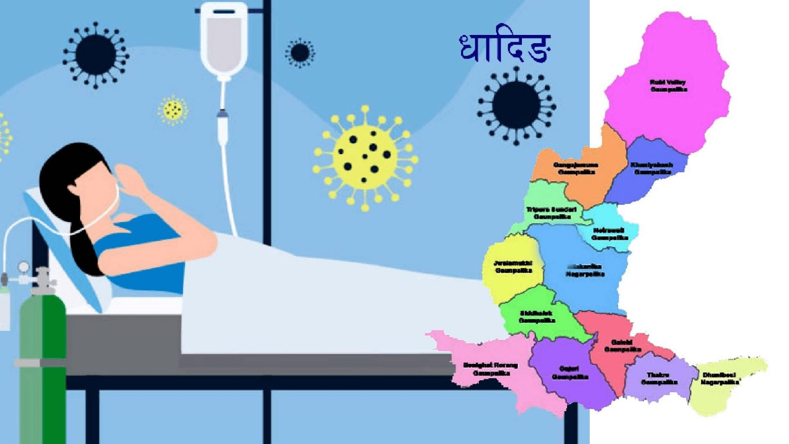 धादिङ अपडेट:थप एकसंक्रमित संक्रमण मुक्त,१० परिक्षणमा सबै नेगेटिभ