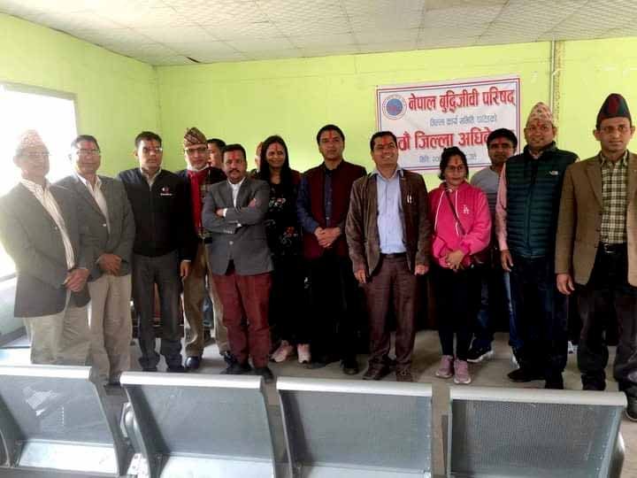 नेपाल बुद्धिजिबी परिषद धादिङको अध्यक्षमा शिवप्रसाद तिमल्सेना
