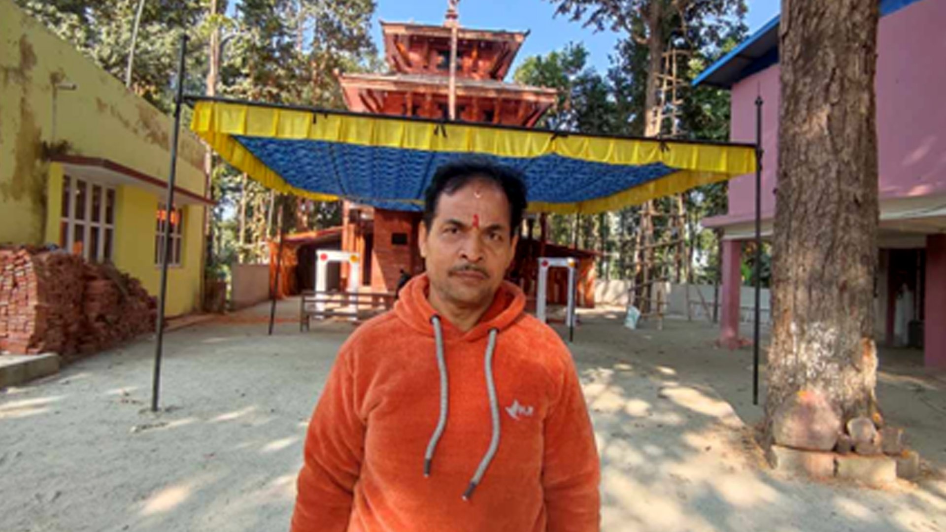 एक करोड ५० लाख निजी लगानीमा मन्दिर निर्माण