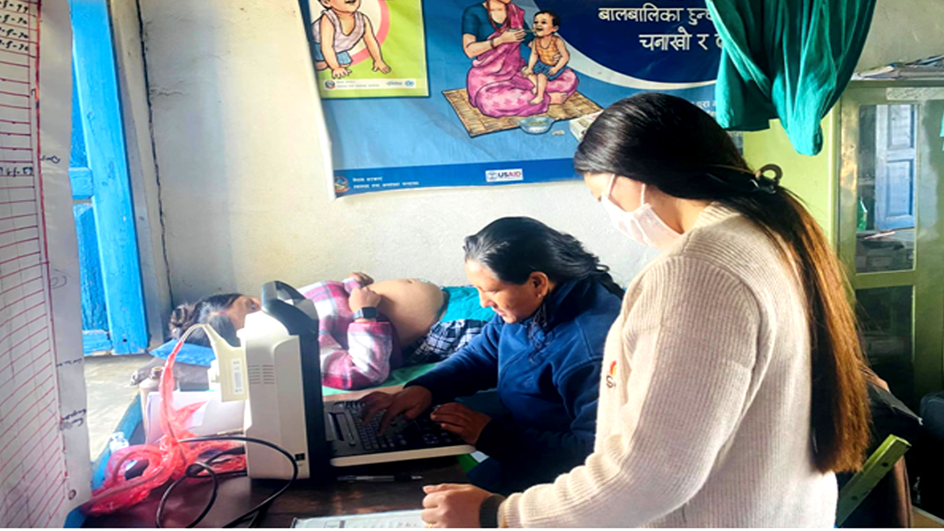 गोरखामा गर्भवतीलाई निःशुल्क भिडियो एक्सरे सेवा