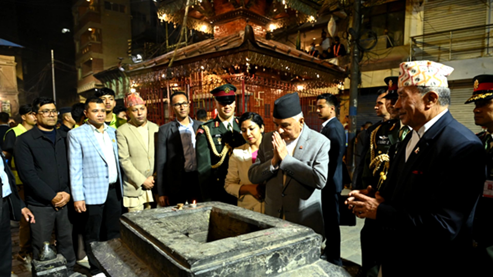 चैत्र शुक्ल अष्टमी : राष्ट्रपति पौडेलद्वारा सेतो मच्छेन्द्रनाथको पूजा आराधना एवं दर्शन