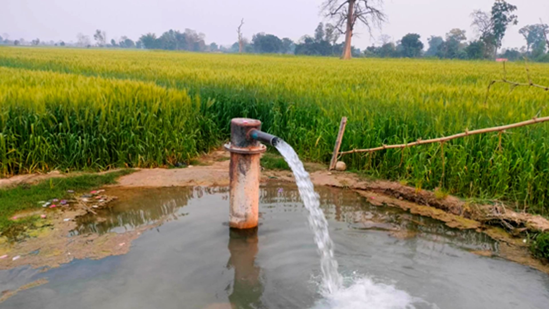 सिँचाइ समस्या समाधान गर्न बोरिङ जडान