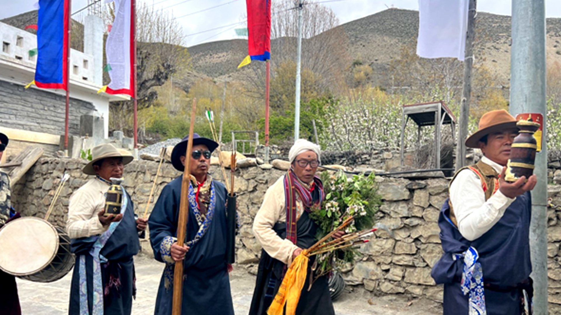 खिङ्गामा ‘धछ्याङ’ पर्वको रौनक