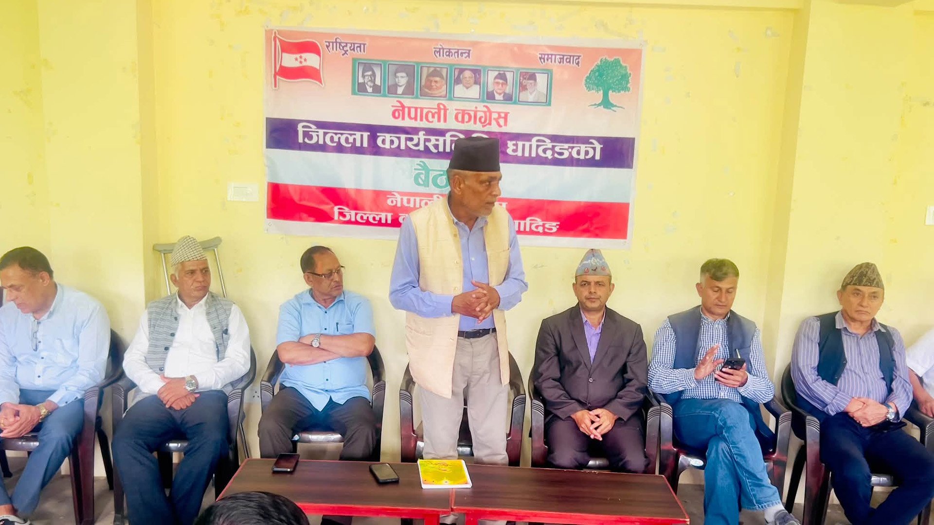 धादिङमा काग्रेसको महाधिबेशन : ५ गते वडा,७ गते पालिका र १० गते क्षेत्रको हुँदै